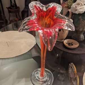 Art glass flower